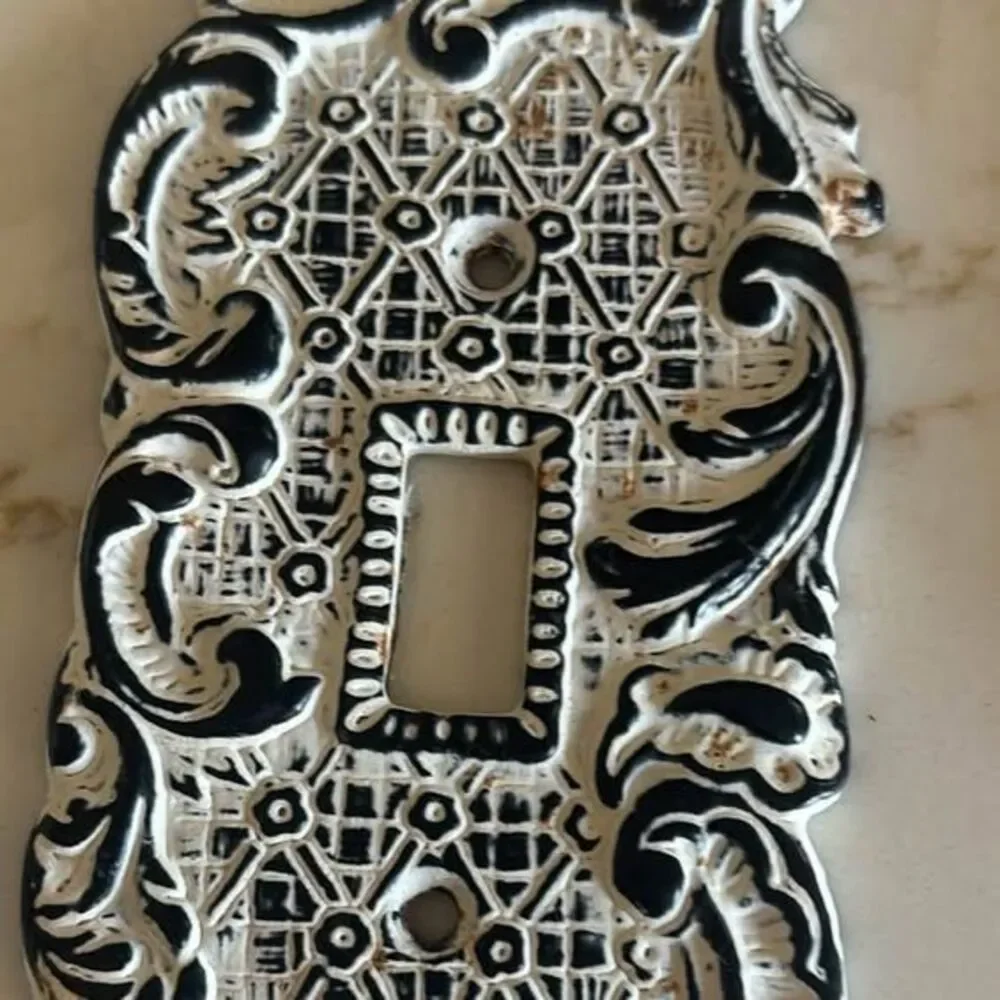 TWO Anthropologie Light Switch Plate Light Switch